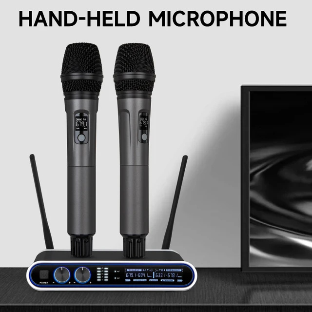 HRIDZ UR-109 Pro Wireless UHF Microphone Kit