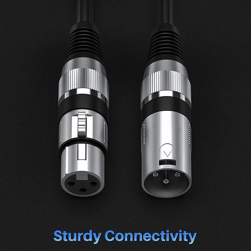 HRIDZ 10m XLR Cable Male To Female Audio Output and Input Apply To KTV Microphone