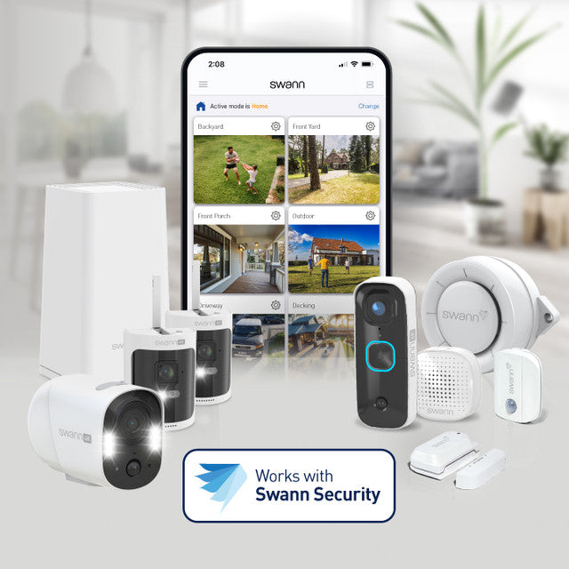 SWANN SwannBuddy4K Video Doorbell with SwannShield AI Voice Assistant
