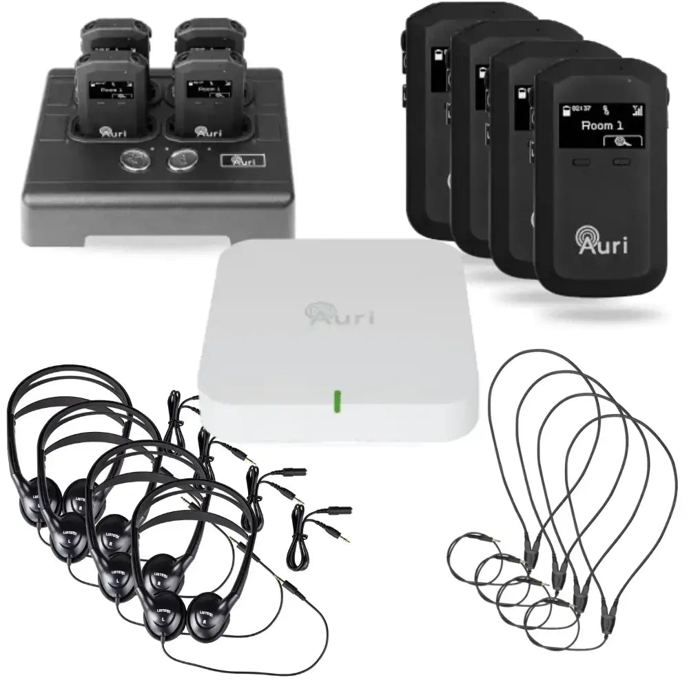 AURI Dante System incl 4x Receivers Auri