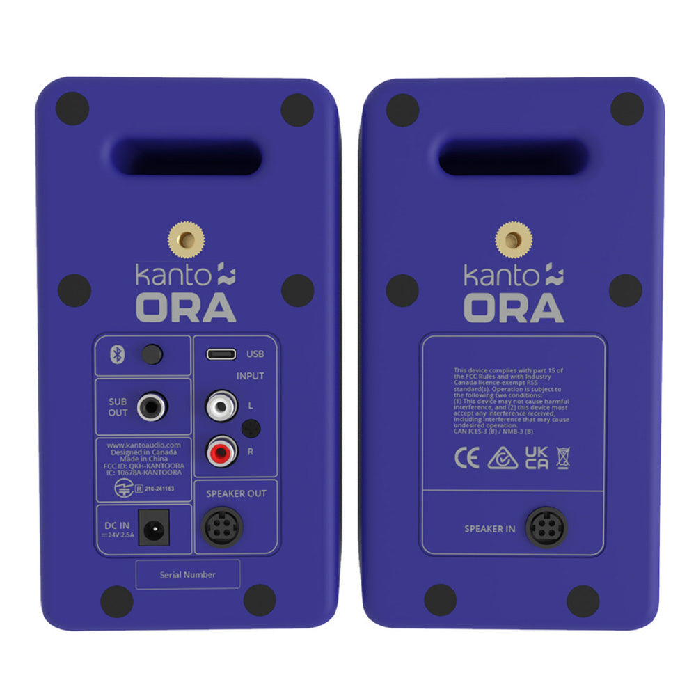 KANTO ORA 100W Powered Reference Desktop Computer Speakers - Limited Edition (Matte Purple)
