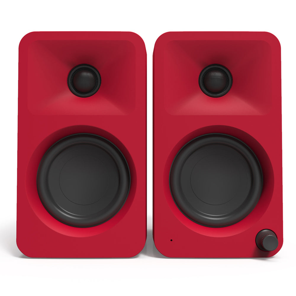 KANTO ORA 100W Powered Reference Desktop Computer Speakers - Limited Edition (Matte Red)