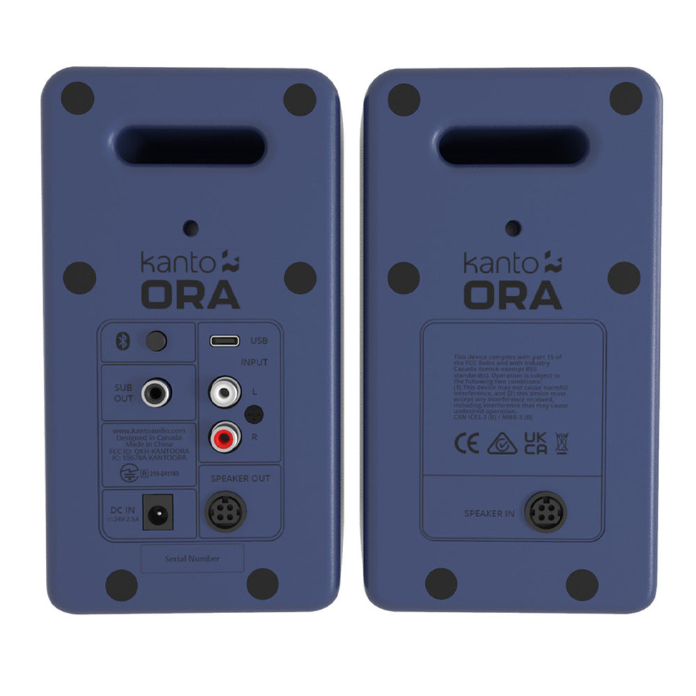 KANTO ORA 100W Powered Reference Desktop Computer Speakers - Limited Edition (Indigo Blue)