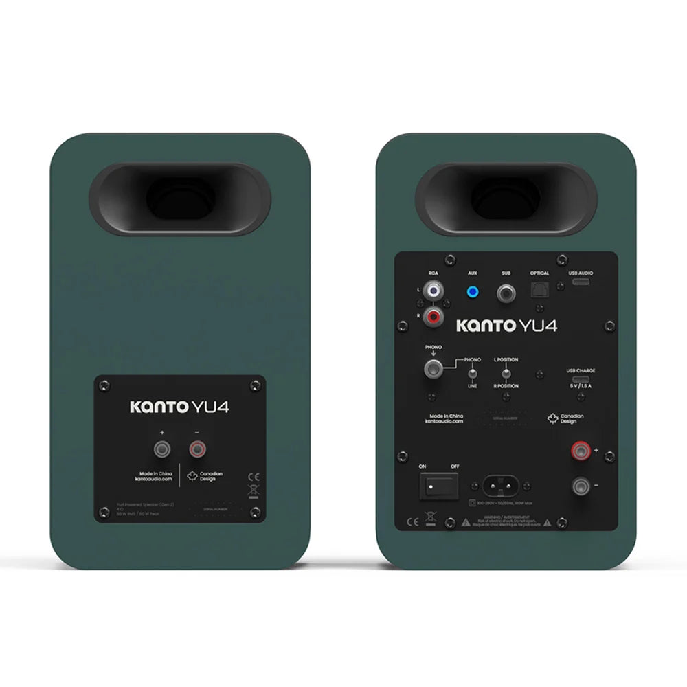 KANTO YU4 G2 160 W Powered Bookshelf Speaker Kanto