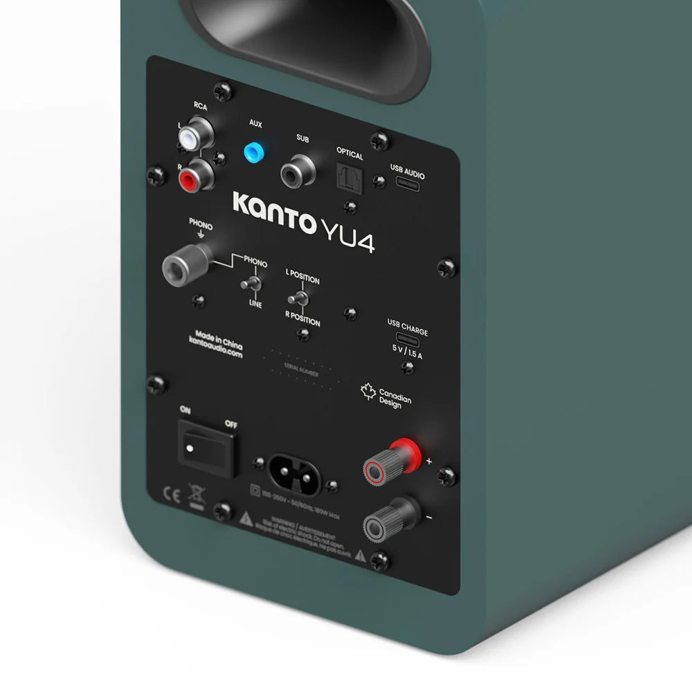 KANTO YU4 G2 160 W Powered Bookshelf Speaker Kanto