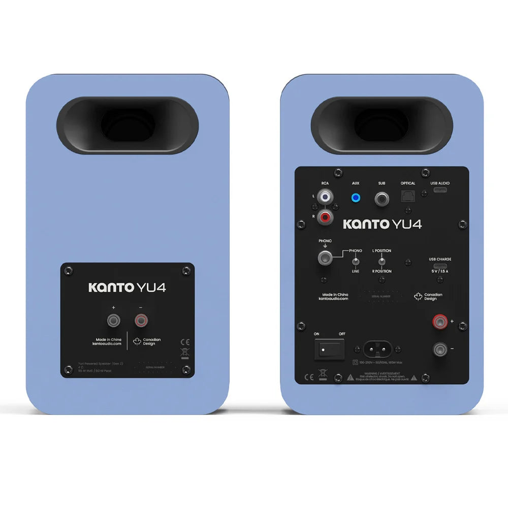 KANTO YU4 G2 160 W Powered Bookshelf Speaker Kanto