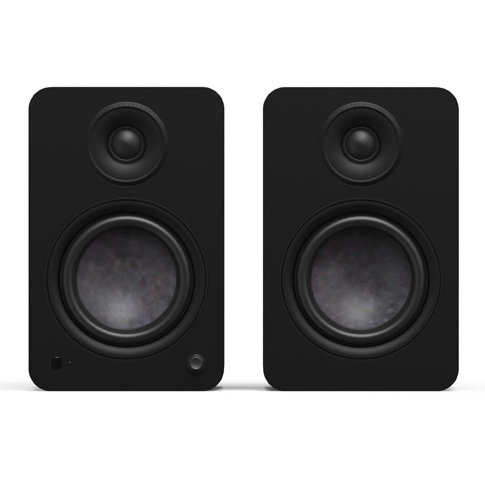 Kanto YU6 (2nd Gen) 200 W Powered Bookshelf Speaker with Bluetooth 5.3, Built-in Phono Preamp, USB-C and Optical Inputs - Matte Black