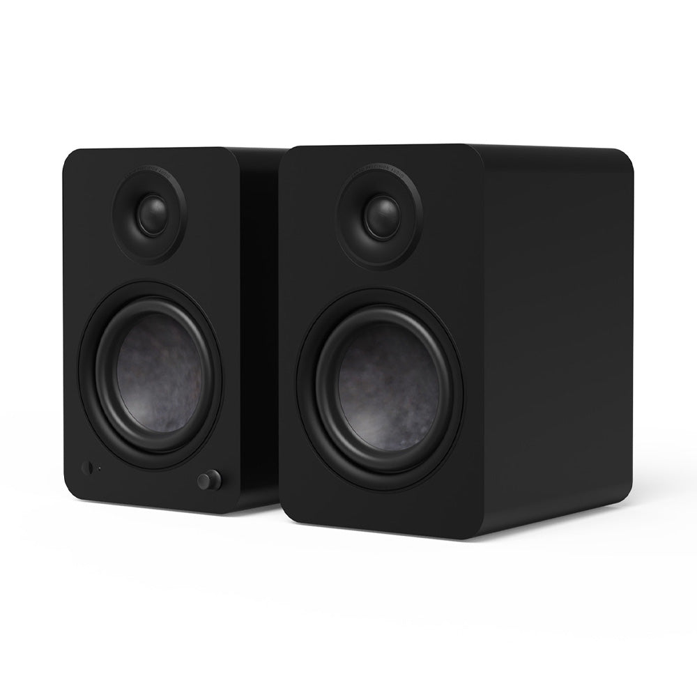 Kanto YU6 (2nd Gen) 200 W Powered Bookshelf Speaker with Bluetooth 5.3, Built-in Phono Preamp, USB-C and Optical Inputs - Matte Black
