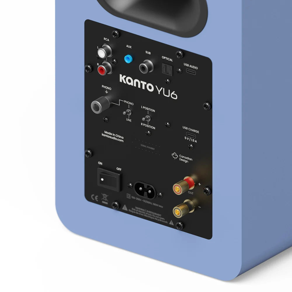 Kanto YU6 G2 200 W Powered Bookshelf Speakers Kanto