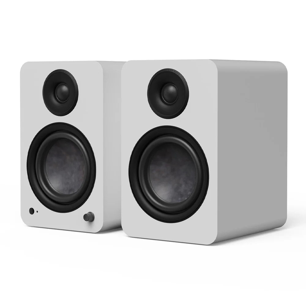 Kanto YU6 (2nd Gen) 200 W Powered Bookshelf Speaker with Bluetooth 5.3, Built-in Phono Preamp, USB-C and Optical Inputs - Matte Black Kanto
