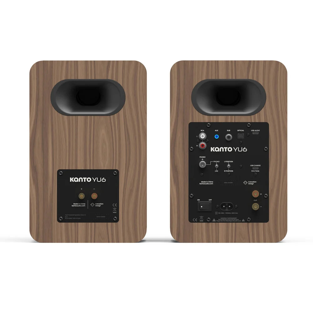 Kanto YU6 G2 200 W Powered Bookshelf Speakers Kanto