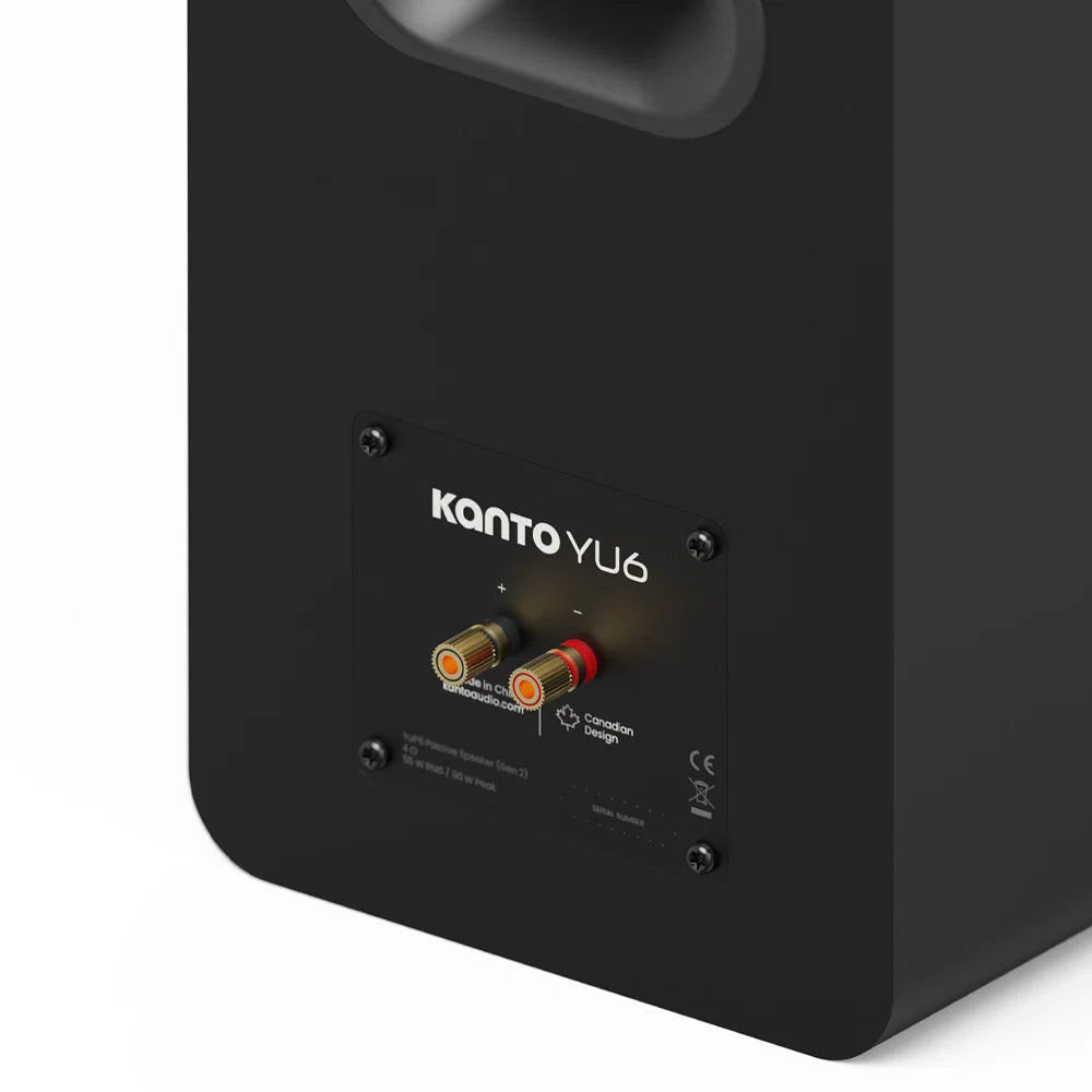 KANTO YU6 G2 Passive Bookshelf Speaker Kanto