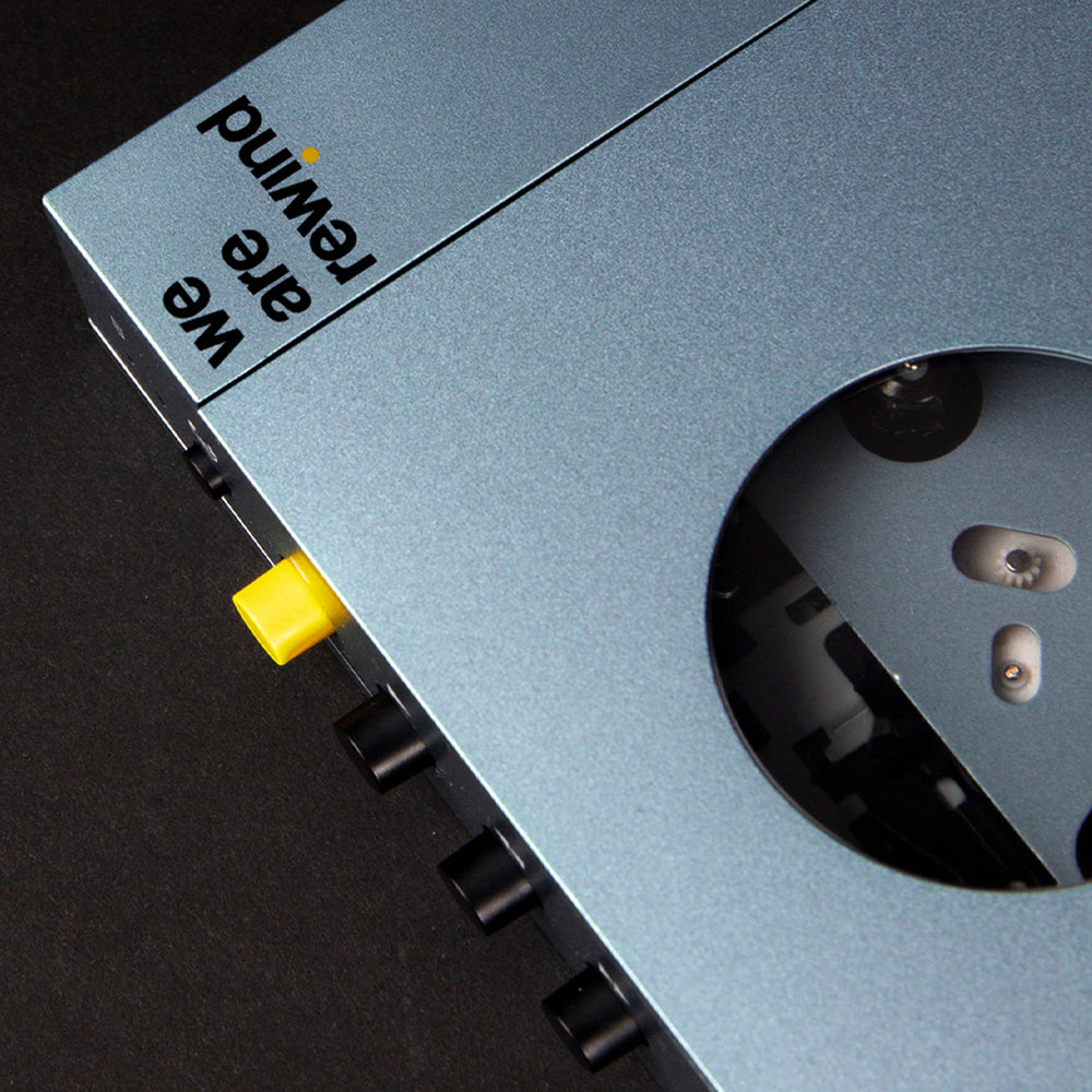 We Are Rewind Portable Cassette Player & Recorder - Kurt, Blue We Are Rewind