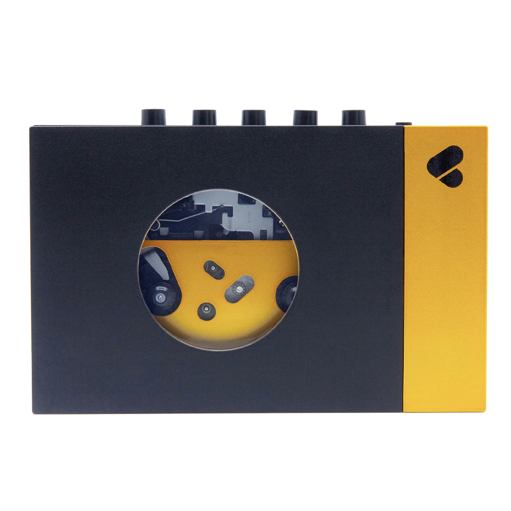 WE ARE REWIND Portable Cassette Player & Recorder (Amy, Black & Yellow) We Are Rewind