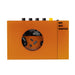 WE ARE REWIND Portable Cassette Player & Recorder (Serge, Orange) We Are Rewind
