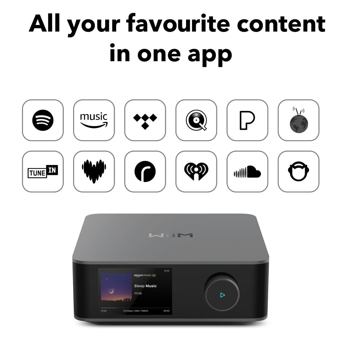 WIIM Amp Ultra Wireless Audio Streaming Amplifier WiiM